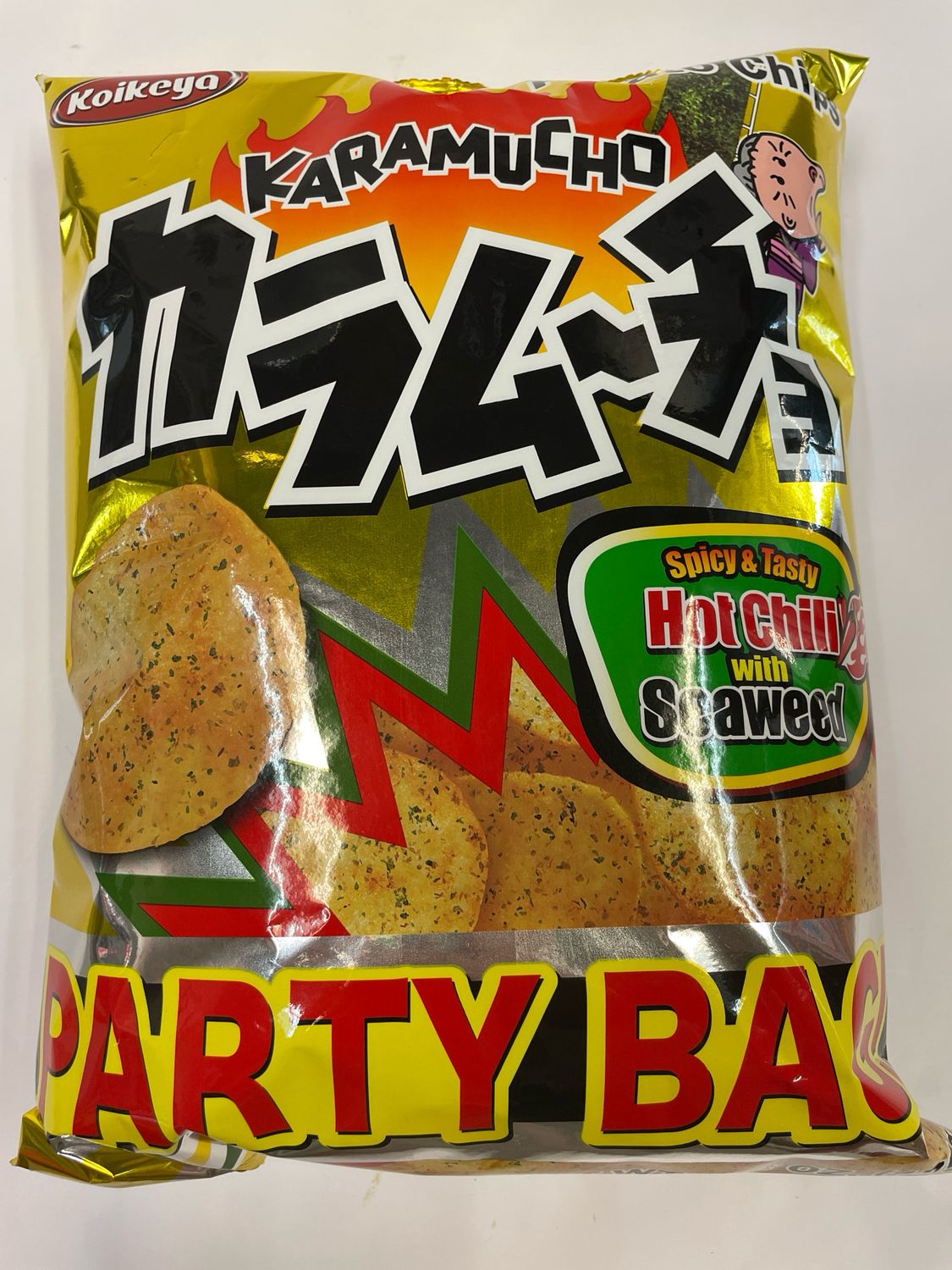 Koikeya Karamucho Spicy Seaweed Party  Bag 175g