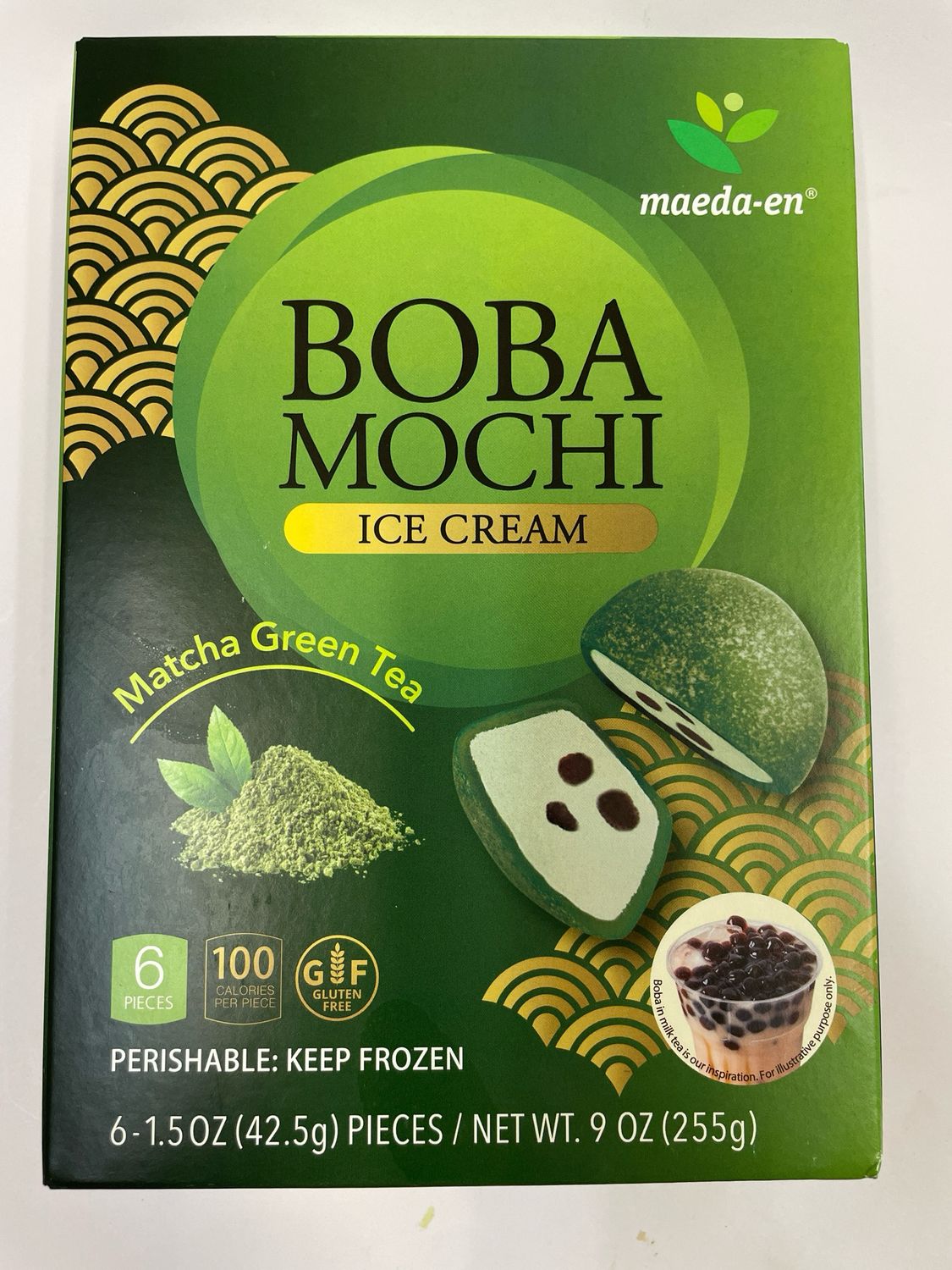 Maedaen Boba Mochi Ice Matcha