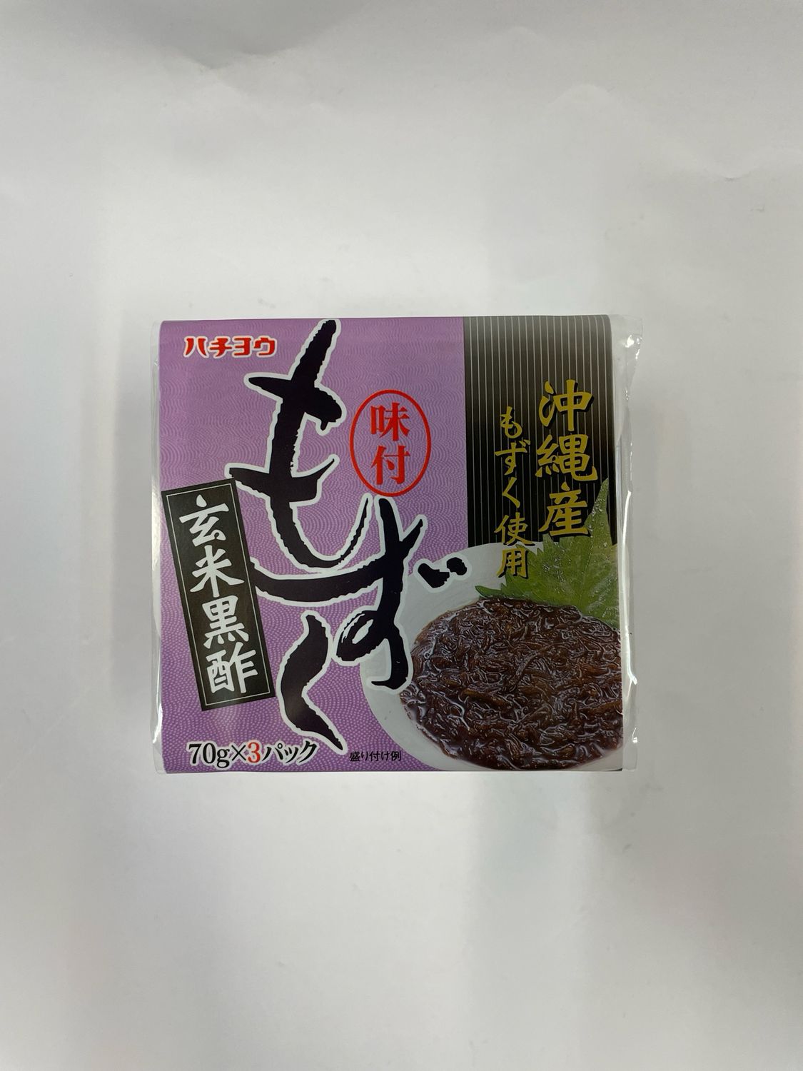 Hachiyo Mozuku Kurozu Seasoned Seaweed with Black Rice Vinegar