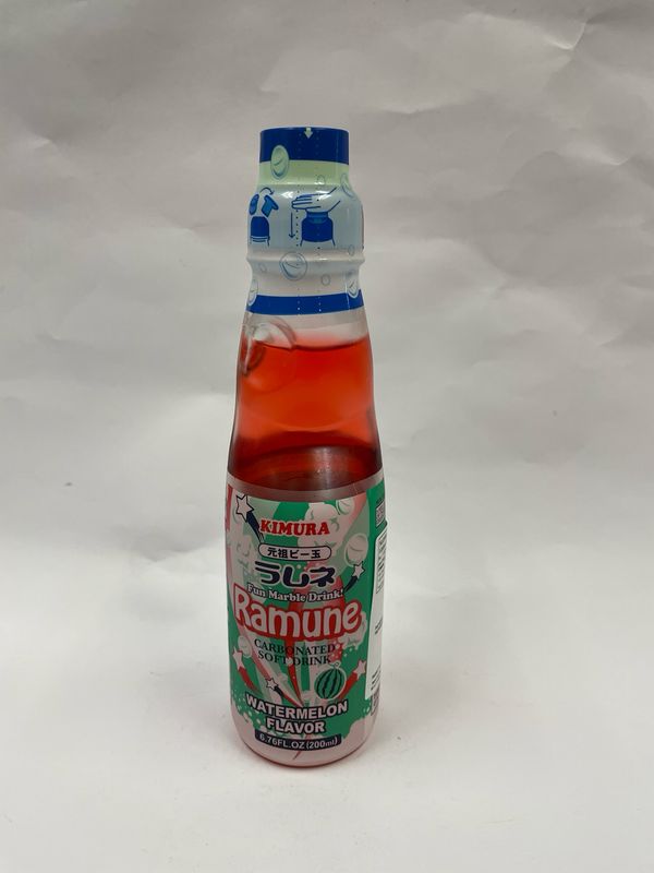 Kimura Ramune Marble Soft Drink Watermelon