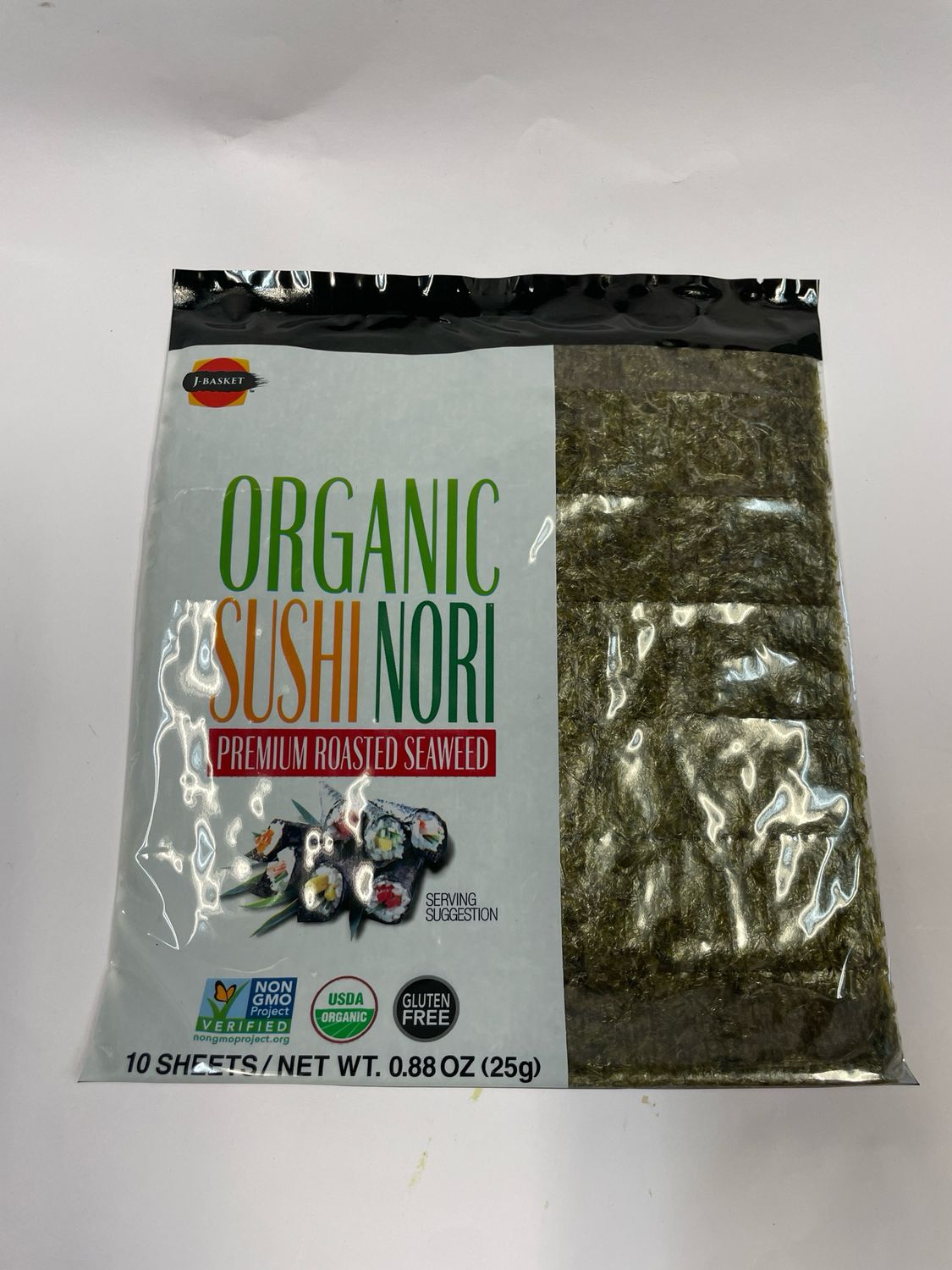 J-Basket Organic Nori Roasted Seaweed