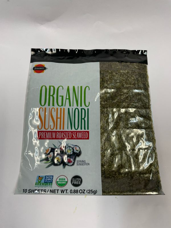 J-Basket Organic Nori Roasted Seaweed