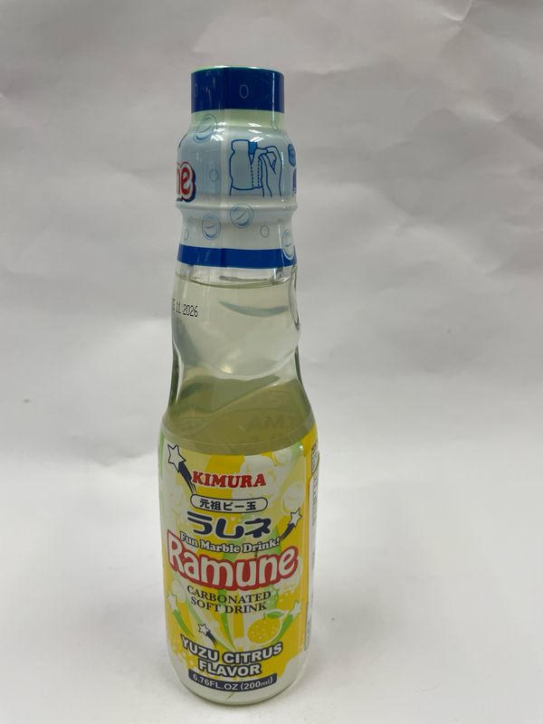 Kimura Ramune Marble Soft Drink Yuzu