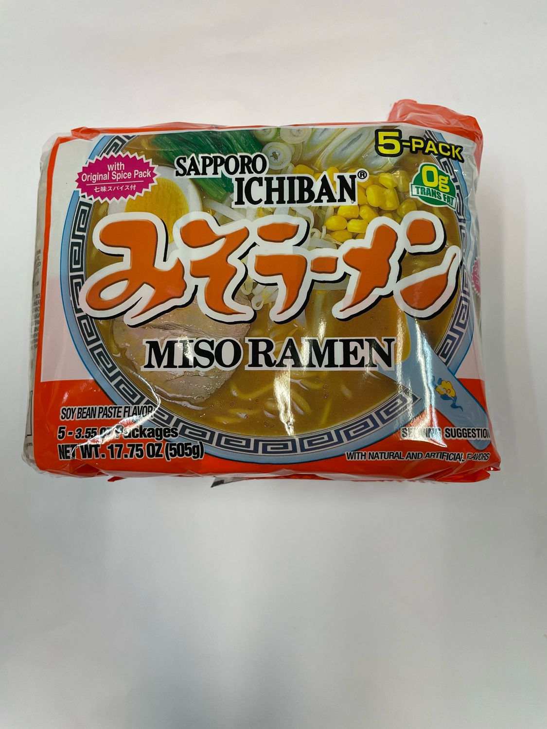 Sapporo Ichiban Ramen 5-Pack Miso