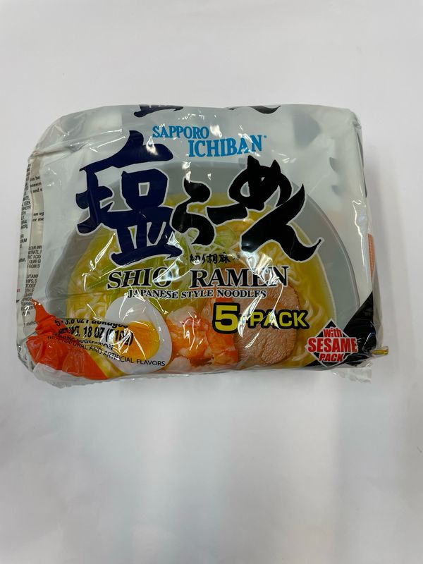 Sapporo Ichiban Ramen 5-Pack Shio