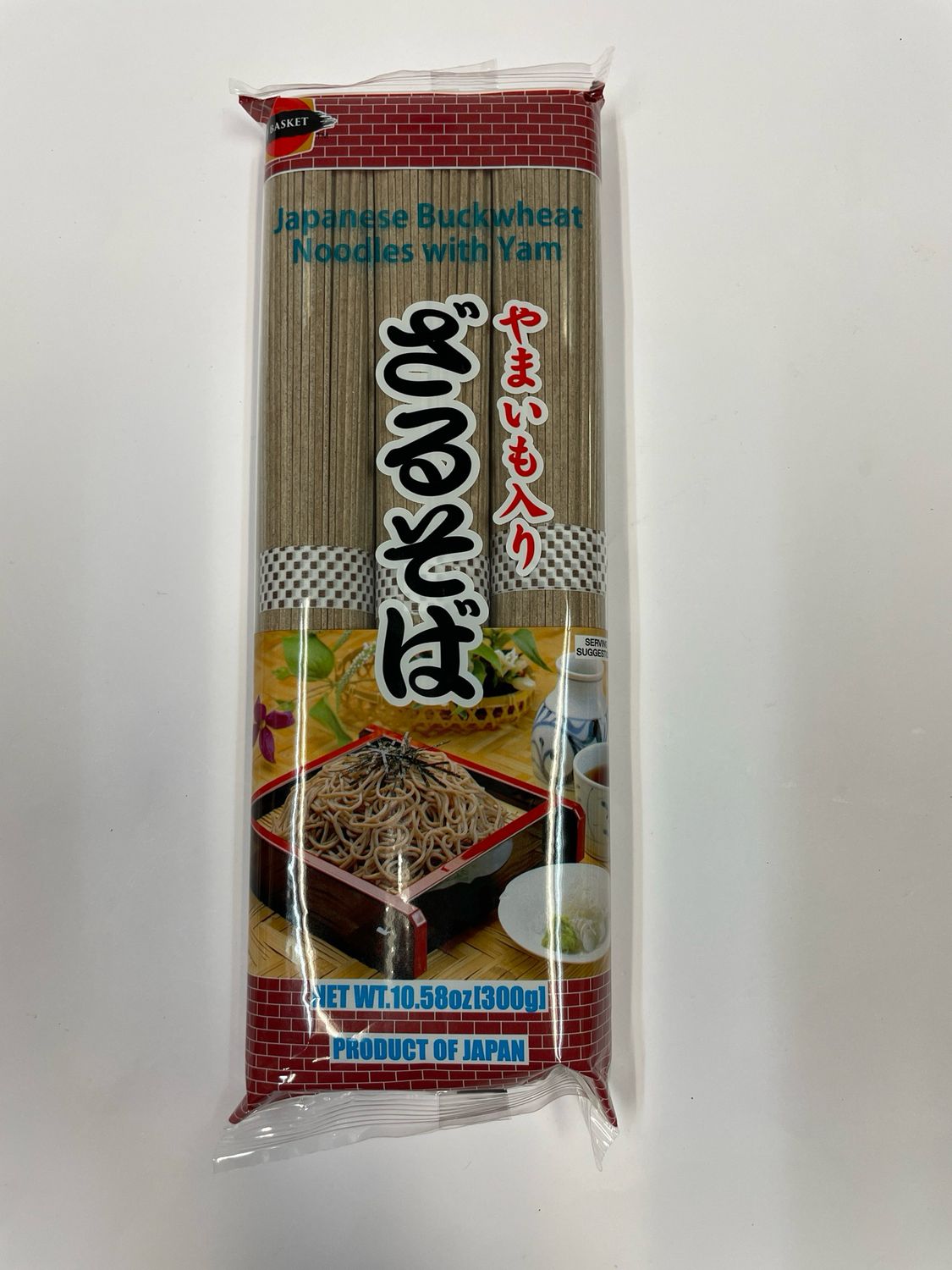 J-Basket Yamaimo Zaru Soba Buckwheat Noodle w/Yam 300g