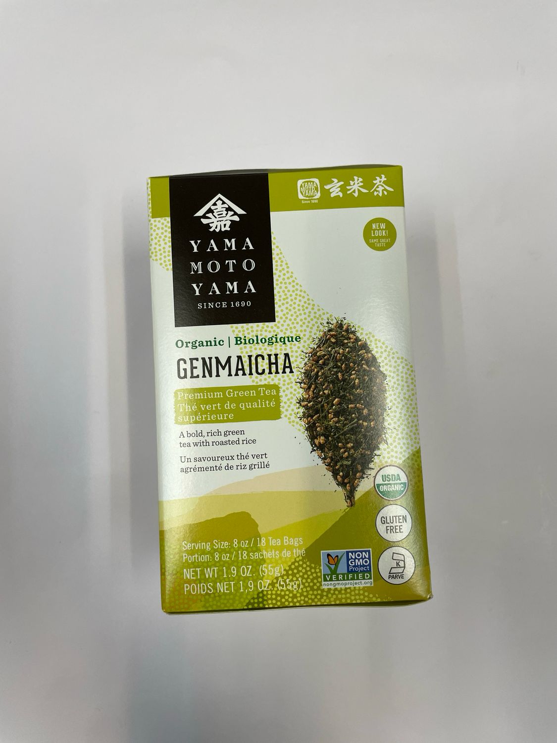 Yamamotoyama Organic Genmaicha Brown Rice Tea Bags
