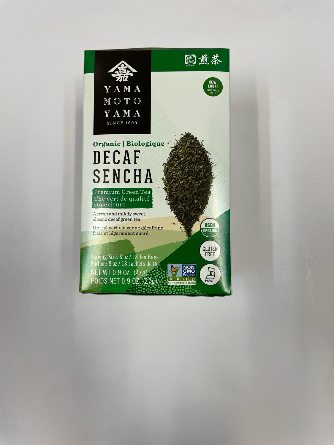 Yamamotoyama Organic Decaf Sencha Green Tea Bags