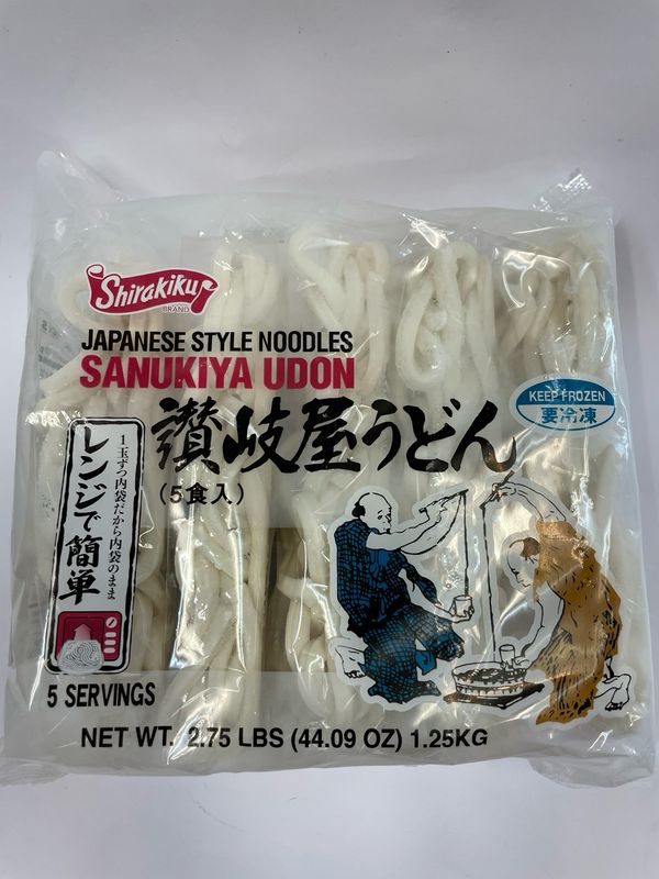 Shirakiku Udon Sanukiya Frozen 5 pack (Individually Wrapped)