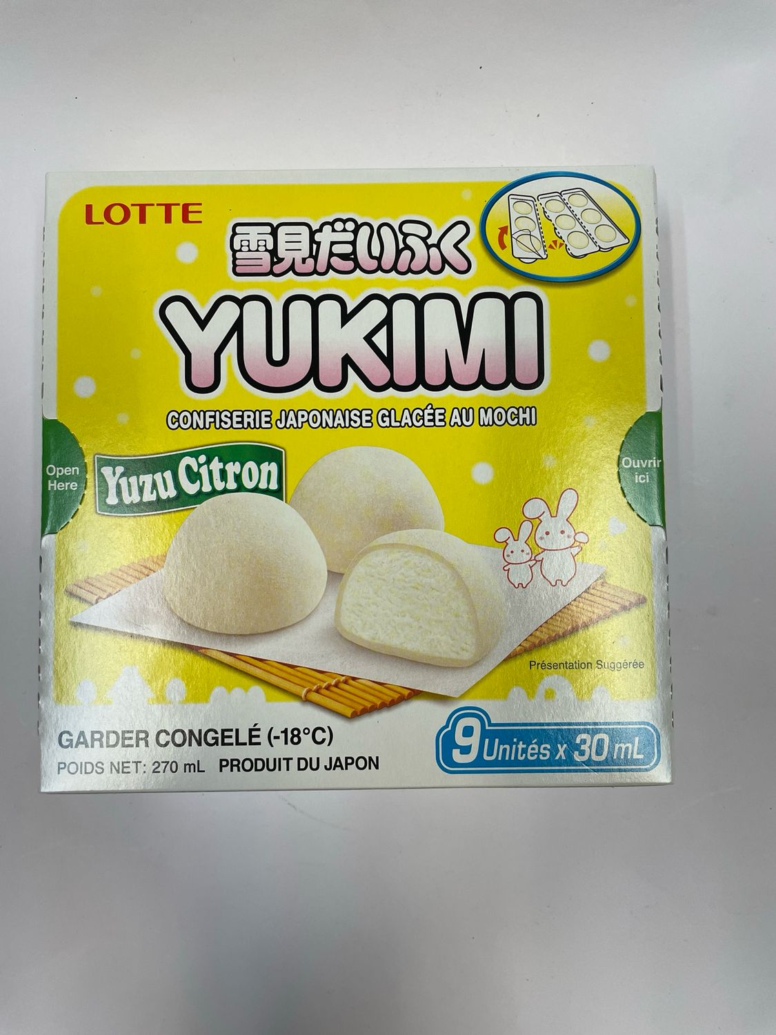 Yukimi Daifuku Yuzu Mochi
