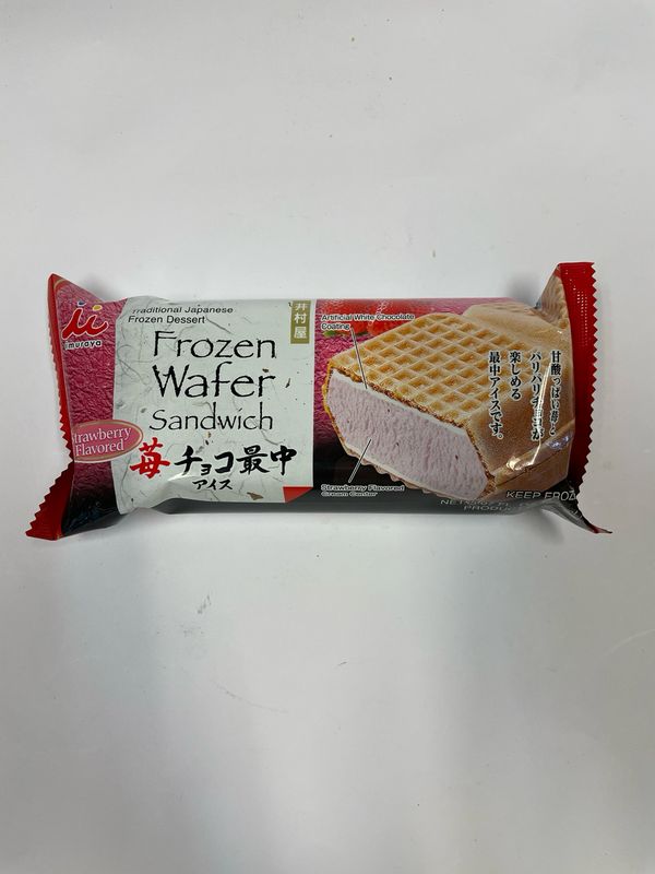 Imuraya Monaka Ice Cream Wafer Strawberry