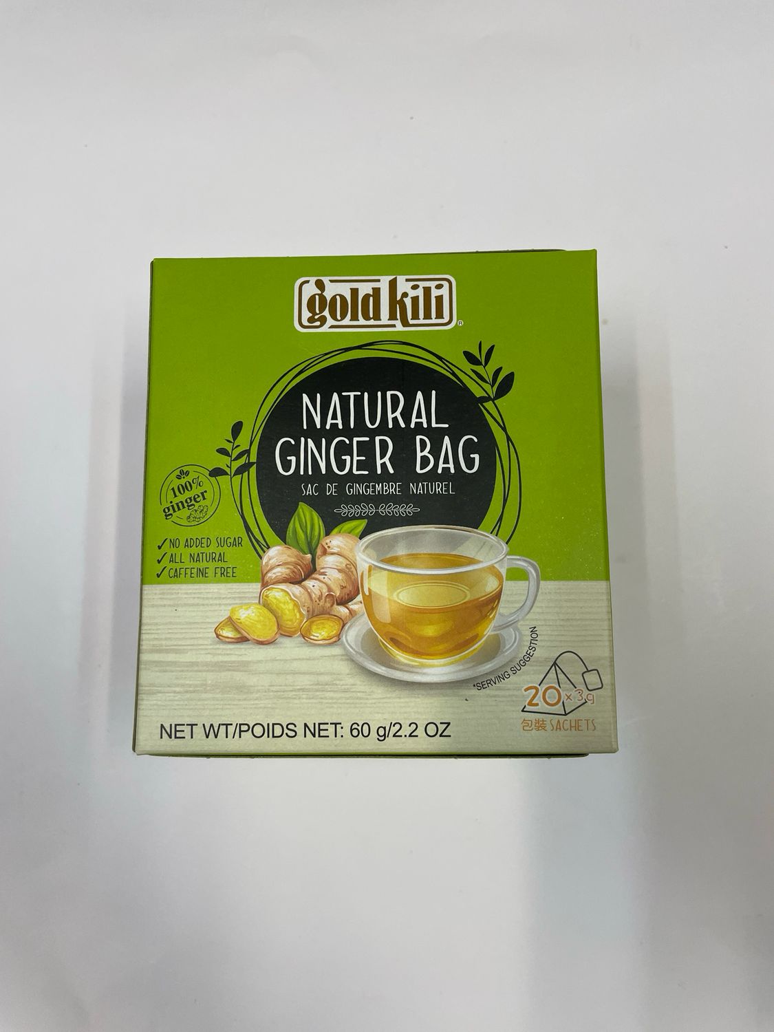 Gold Kili Natural Ginger Tea 20 tea bags