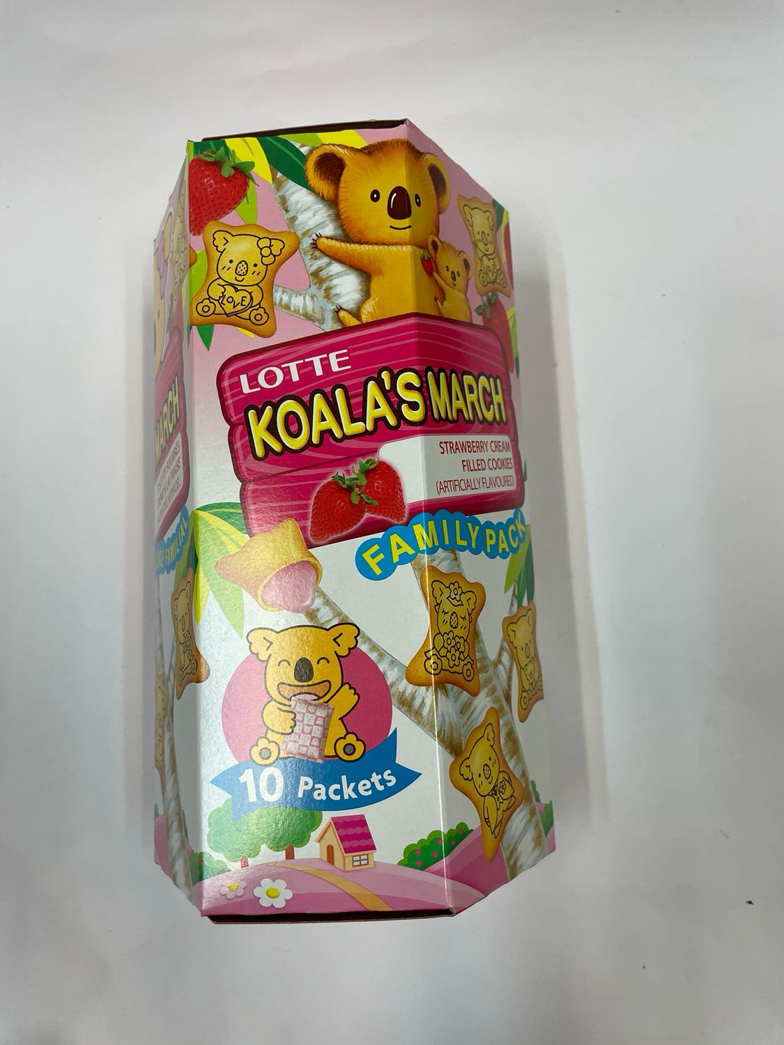 Lotte Koala&#39;s March Strawberry 10 Packets