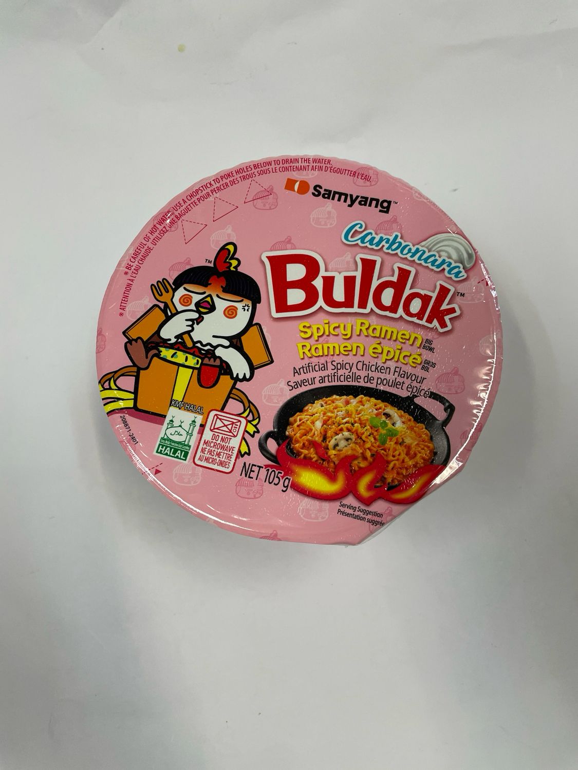 Buldak Carbonara Spicy Ramen Cup