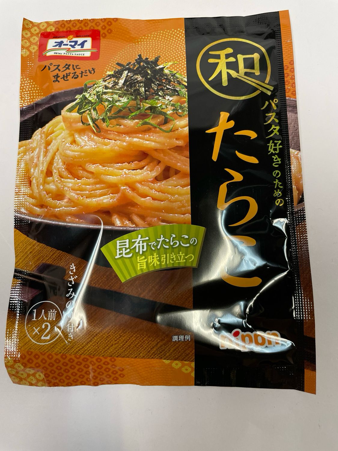 Nippn Oh My Pasta Sauce Tarako Fish Roe 2 servings
