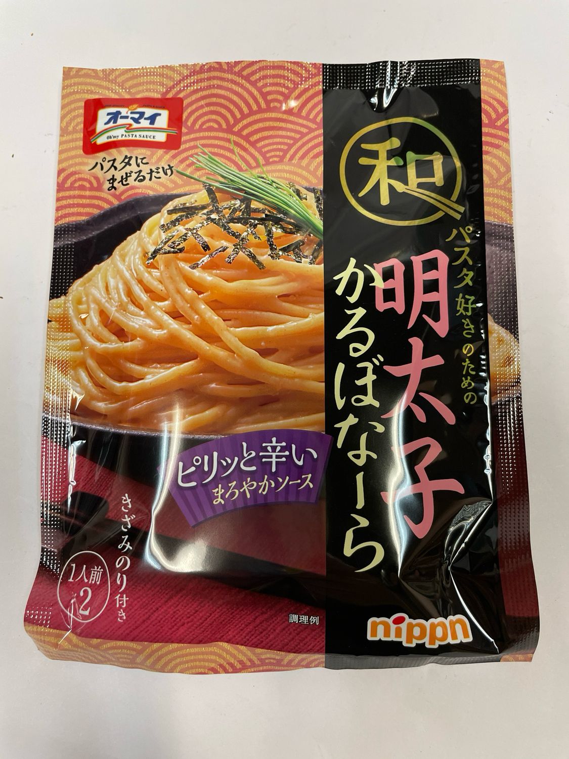 Nippn Oh My Pasta Carbonara Mentaiko Fish Roe