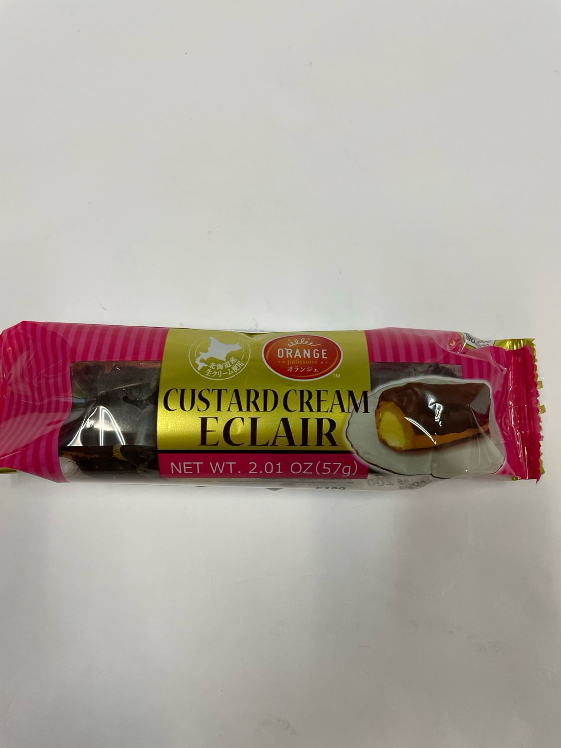 Orange Custard Eclair