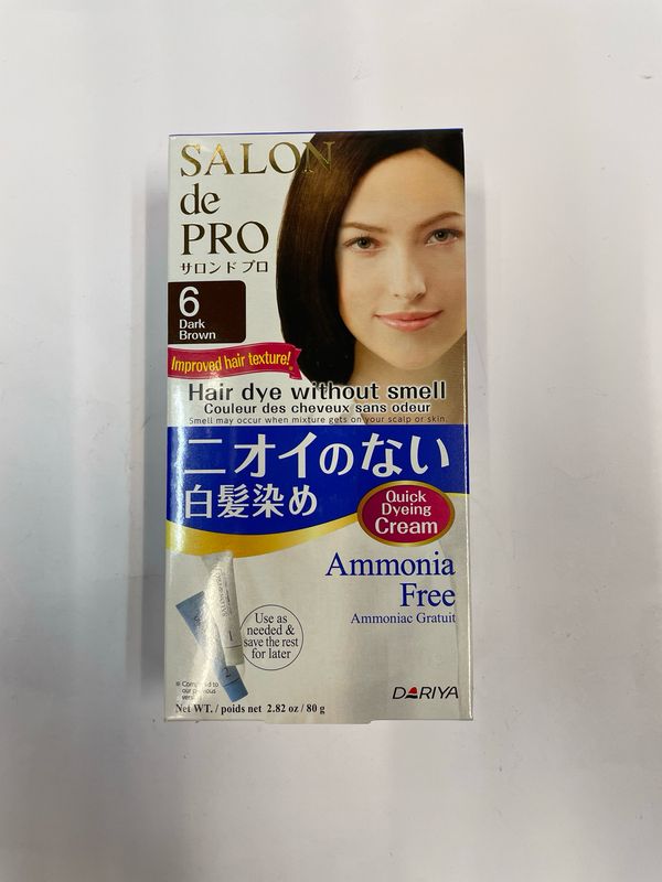 Dariya Salon de Pro #6 Dark Brown Non Smell