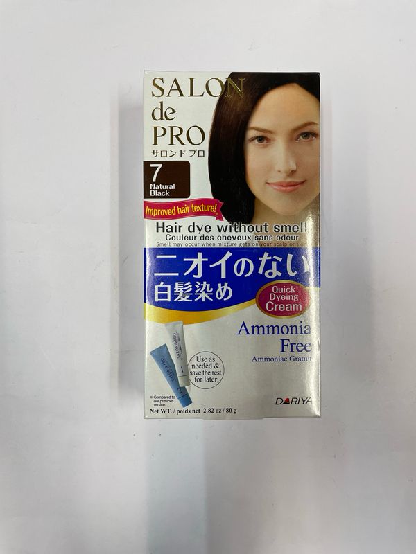 Dariya Salon de Pro #7 Natural Black Non Smell
