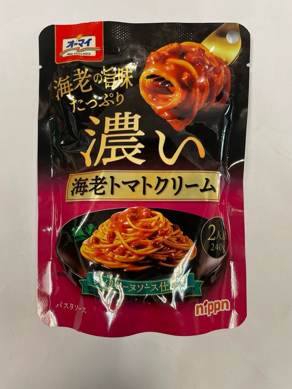 Nippn Oh My Dark Ebi Shrimp Tomato Cream Mix Instant Pasta Sauce