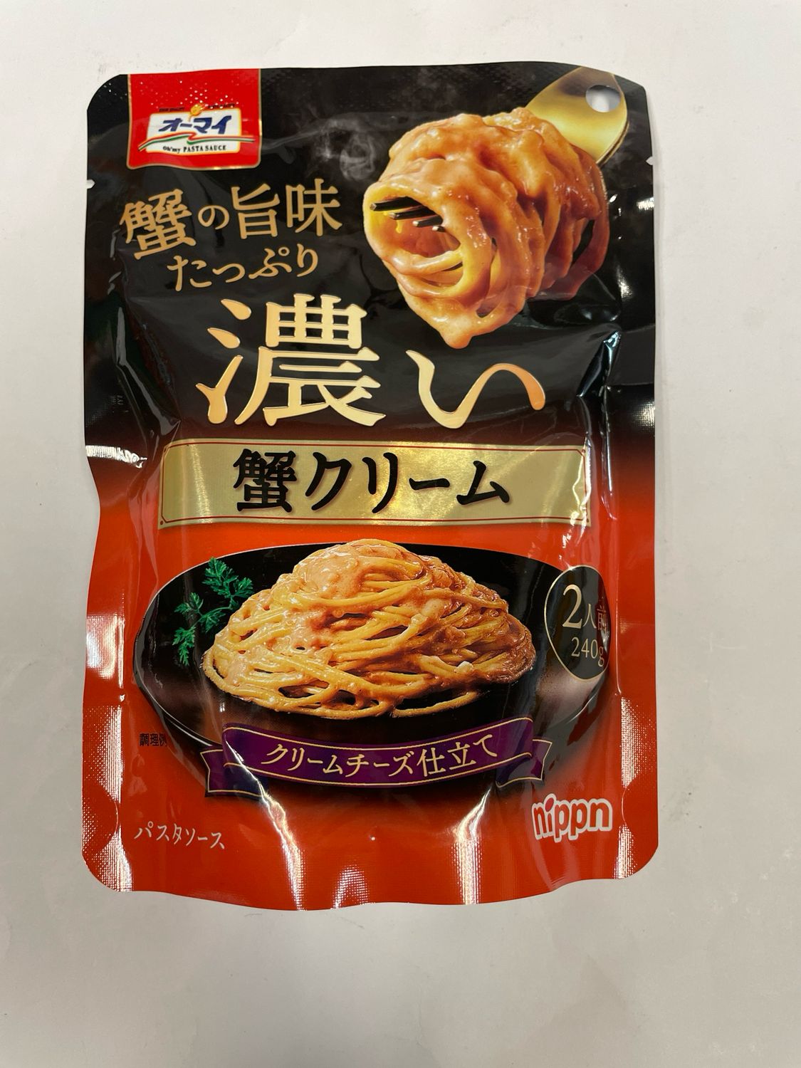 Nippn Oh My Dark Kani Crab Cream Mix Instant Pasta Sauce