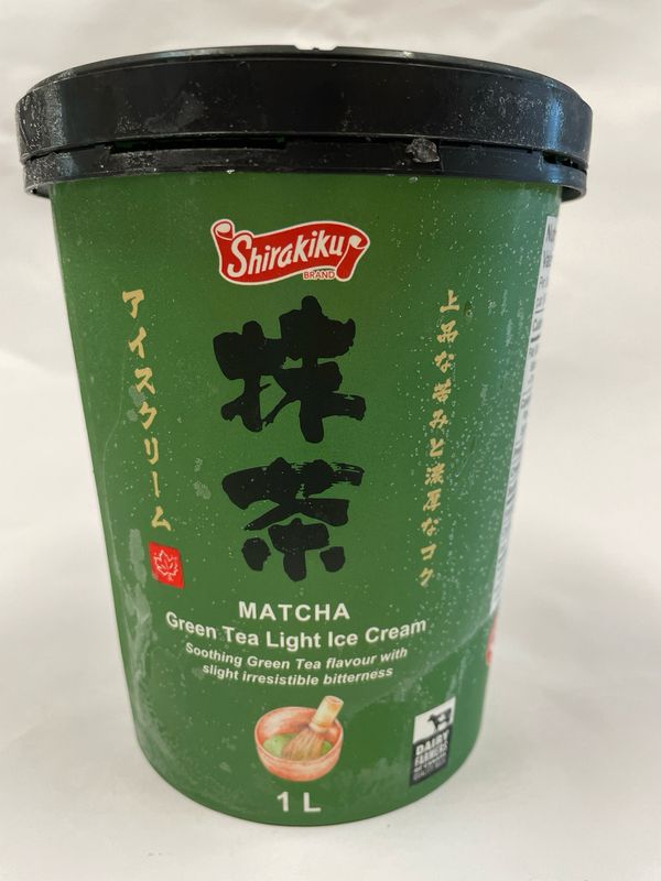 Shirakiku Ice Cream Green Tea 1L