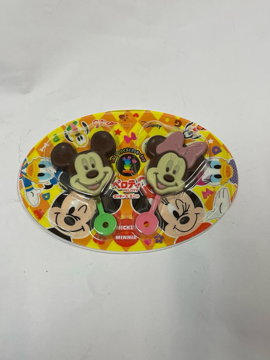 Glico Peloty Mickey and Minnie Chocolate