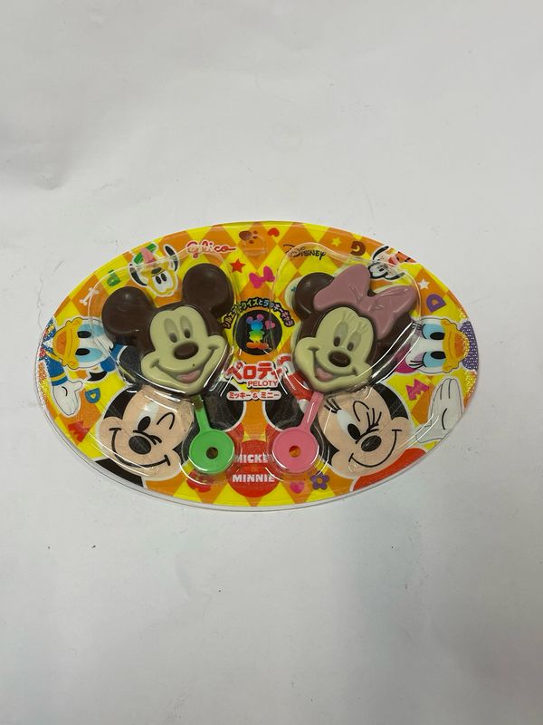 Glico Peloty Mickey and Minnie Chocolate