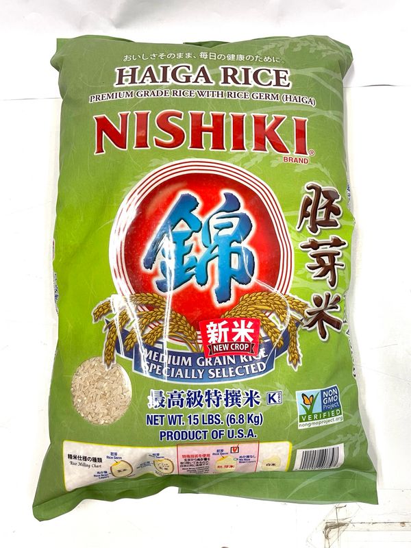 Nishiki Haiga Rice 15LB
