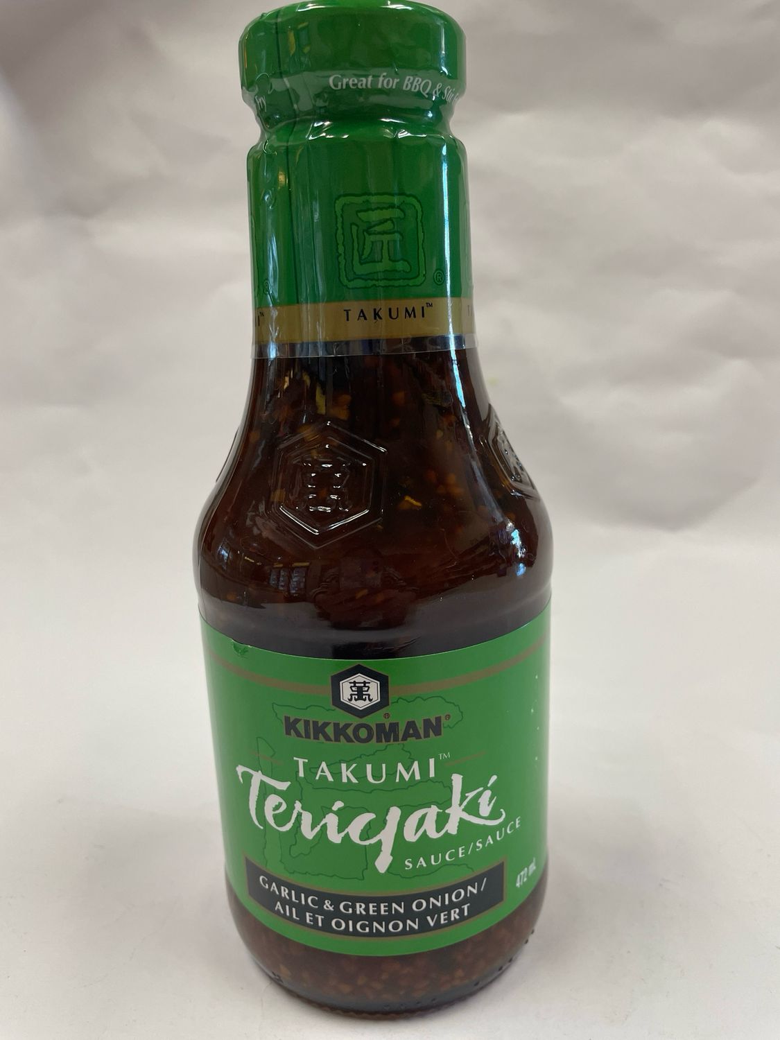 Kikkoman Takumi Teriyaki Sauce Garlic &amp; Green Onion 472 ml