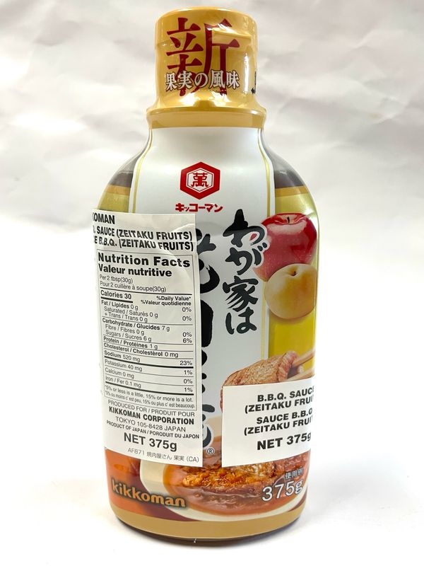 Kikkoman Yakinikuyasan Zeitaku Rich Fruits 375g