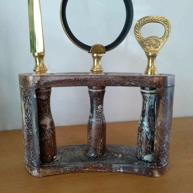 Brass Letter Opening Set
