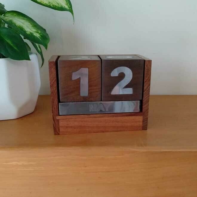 Timber Block Calendar