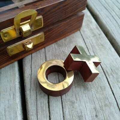 Timber Boxed Naughts &amp; Crosses