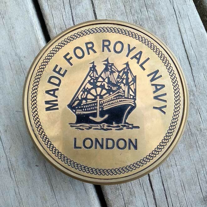 Royal Navy Folding Compass