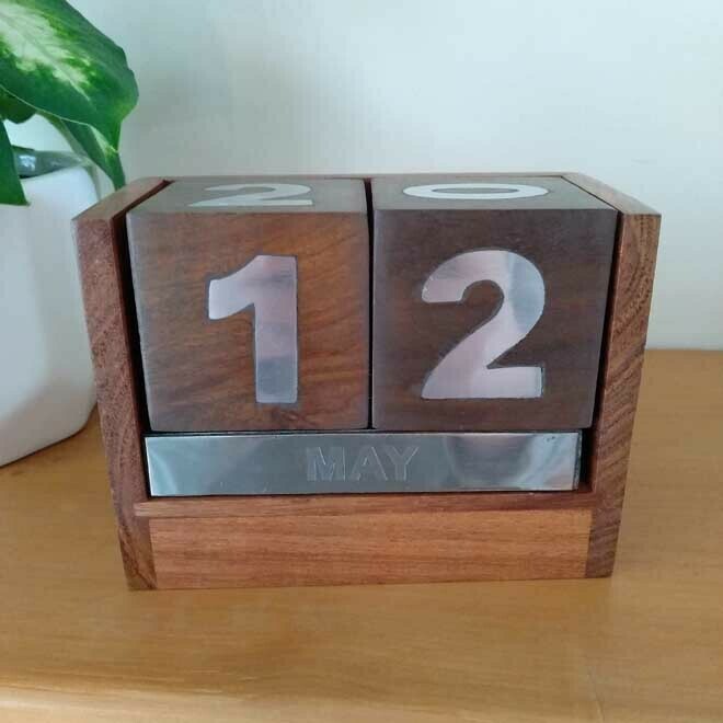 Timber Block Calendar