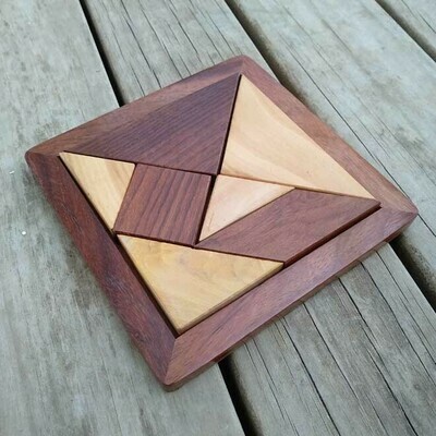 Geometric Wooden Puzzle