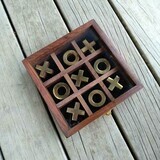 Timber Boxed Naughts &amp; Crosses