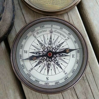 Marine Compass - Leather Case