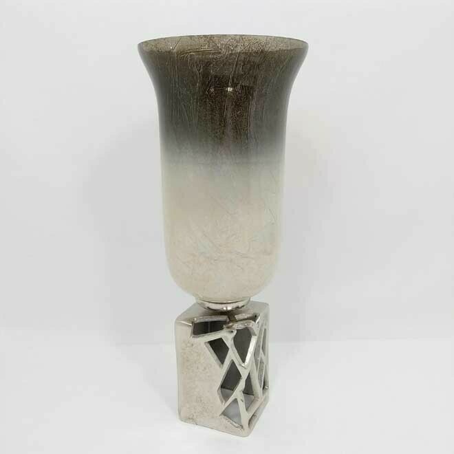 Nickel/Frost Vase - Sm