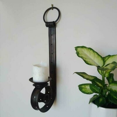 Candle Sconce - Bicycle Rim