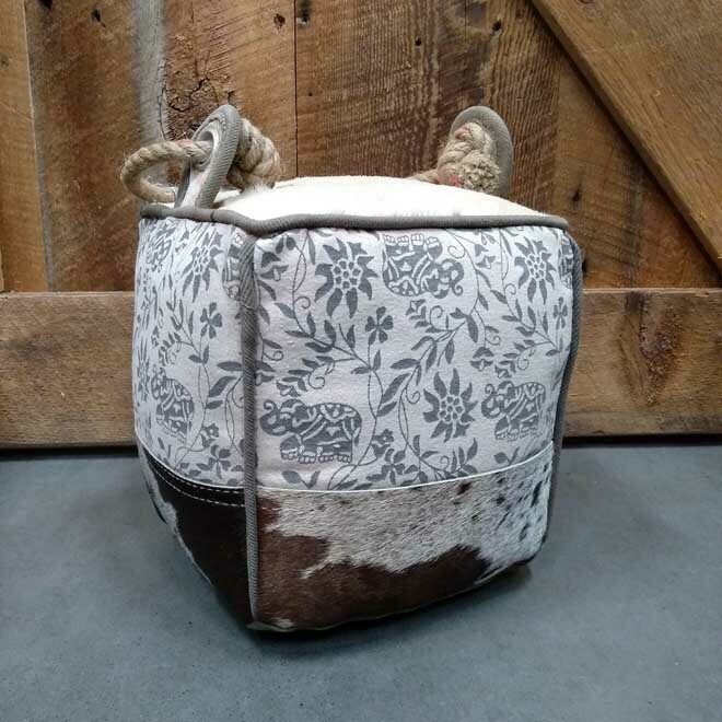 Door Stop - Hide/Canvas Sq