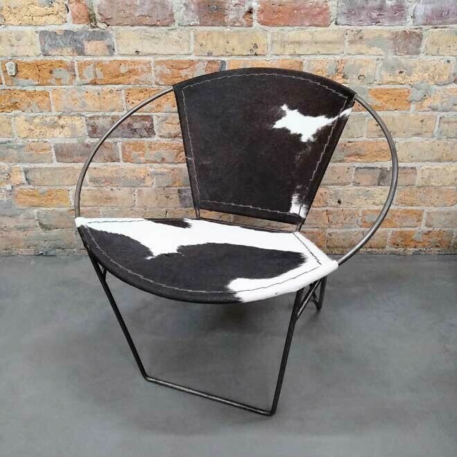 Utah Chair - Black Hide