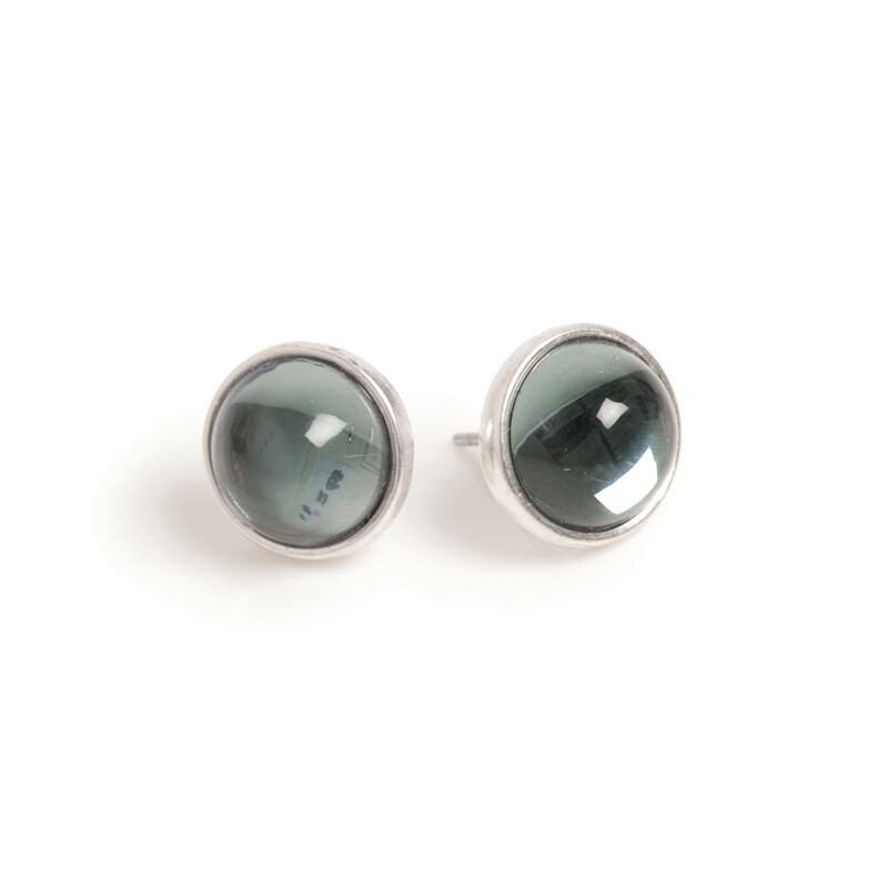 Blue Planet Earrings - Silver