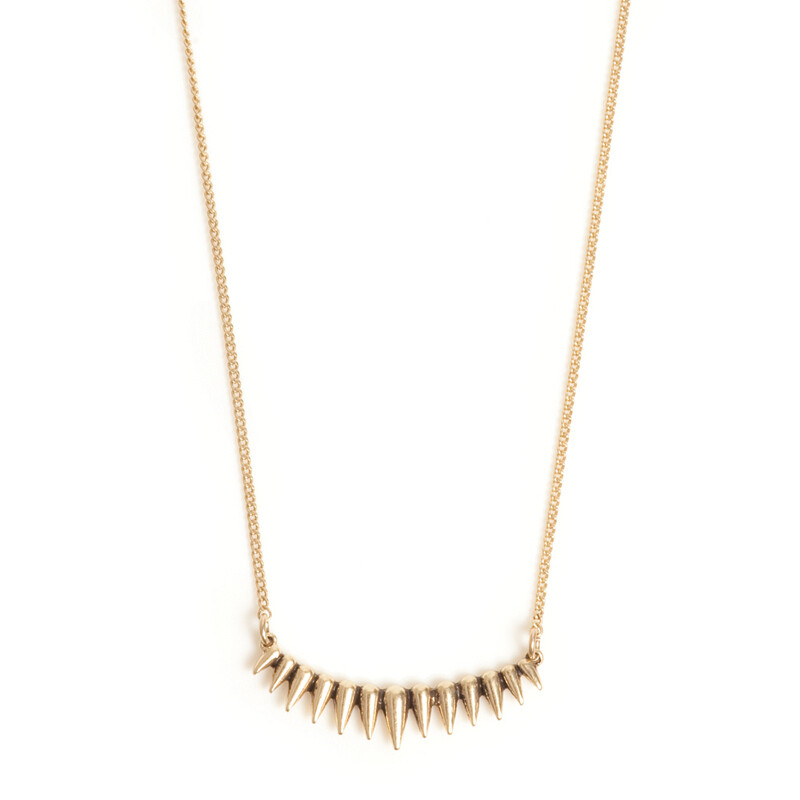 Solar Wide Necklace - Bronze