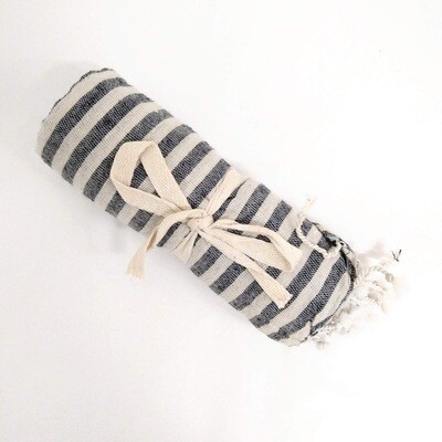 Cotton Towel - 14 Dk Grey/Cr