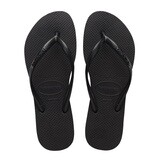 Slim Basic Flip Flops - Black