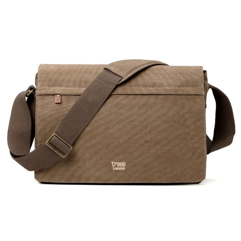 TRP0240 - Flap Front Messenger Bag - Brown
