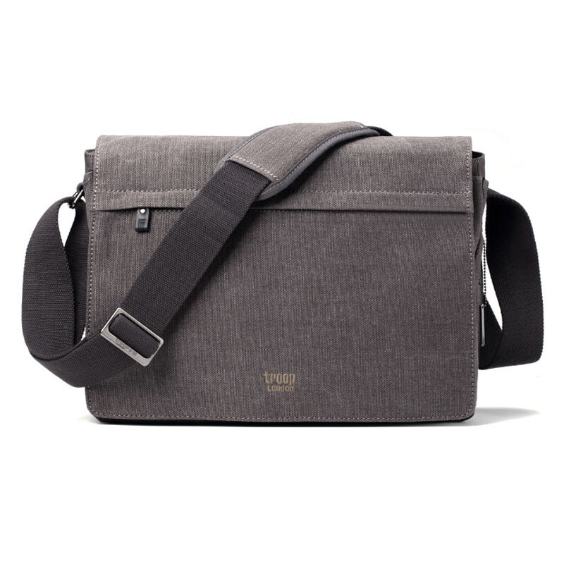 TRP0240 - Flap Front Messenger Bag - Charcoal