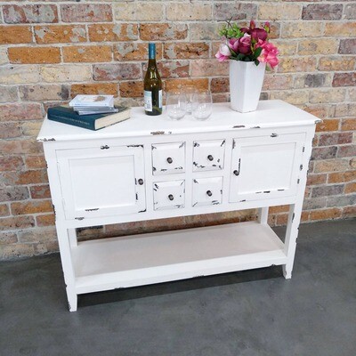Seattle Sideboard Distressed White